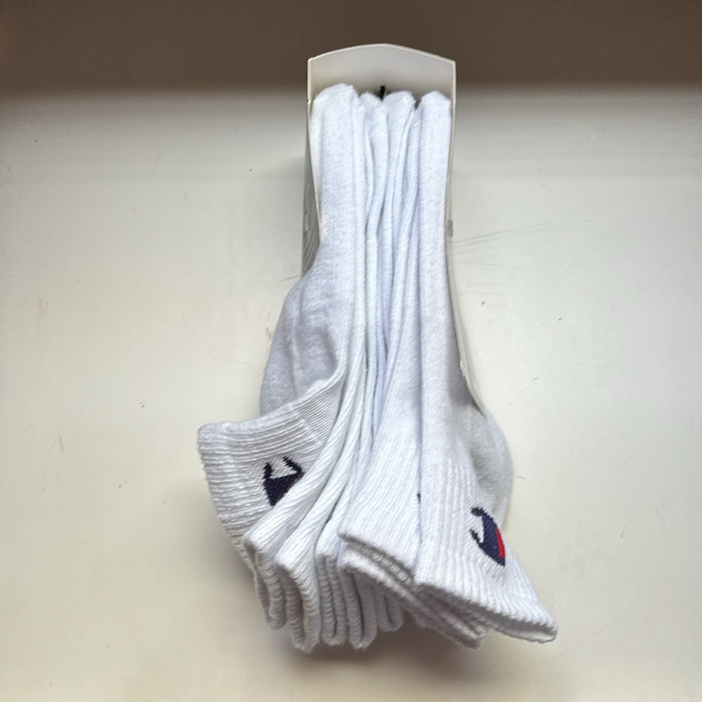 New Champion Socks Women’s Package 6 Pairs White Ankle Socks Athletic Casual - Picture 5 of 12